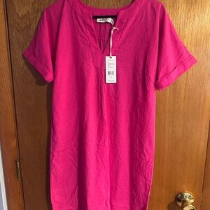 Vineyard Vines linen rayon dolman size 8